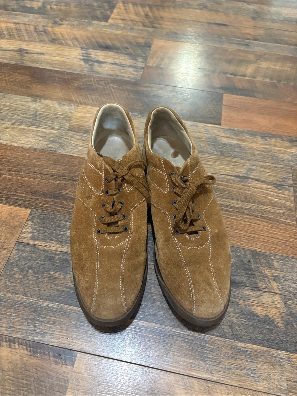 Tods Mens Player Laced RE Hazel Shoes Sneakers 11 Italy